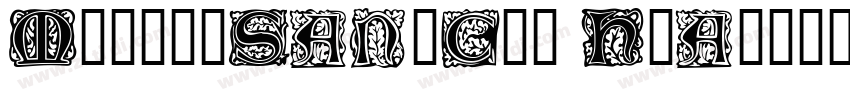 MorrisSansCom Heavy字体转换